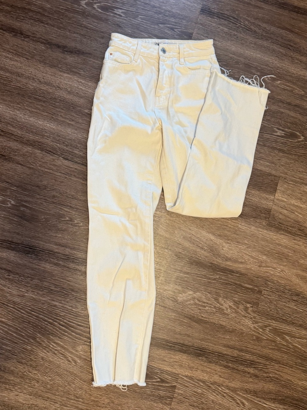 Zara Cream Skinny Jeans